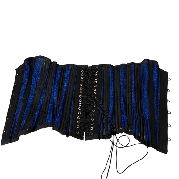 Vintage 90’s Corset Miss Antoinette Brocade Silk - Picture 3 of 11